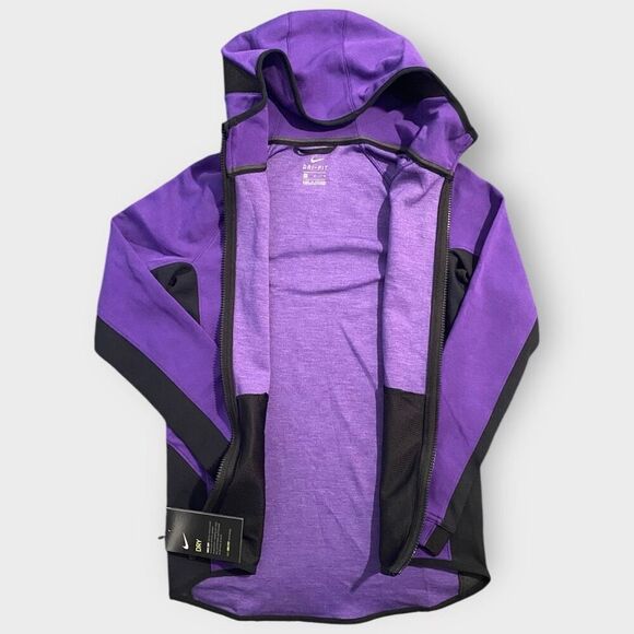 Nike Youth Dry Showtime Full Zip Dri-FIT Double Knit Hoodie Kids size M New - Picture 4 of 9